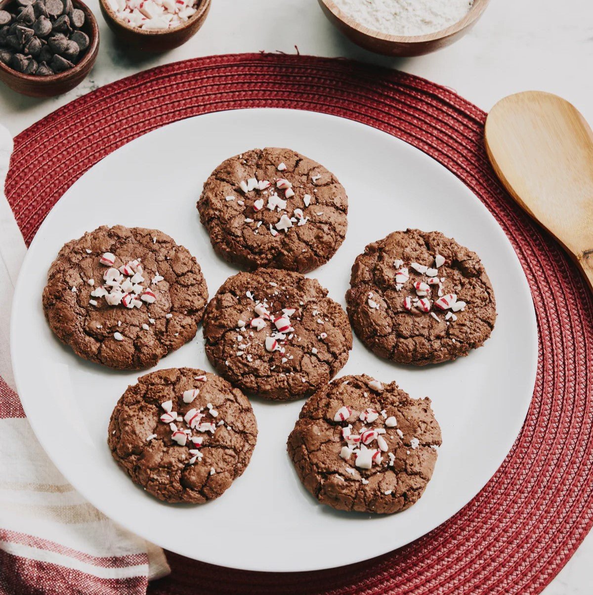 Fudgy Pfefferminz-Brownie-Cookies - cusori.com