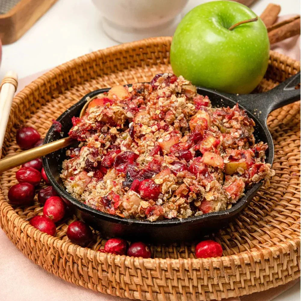 Preiselbeer-Apfel-Crumble - cusori.com