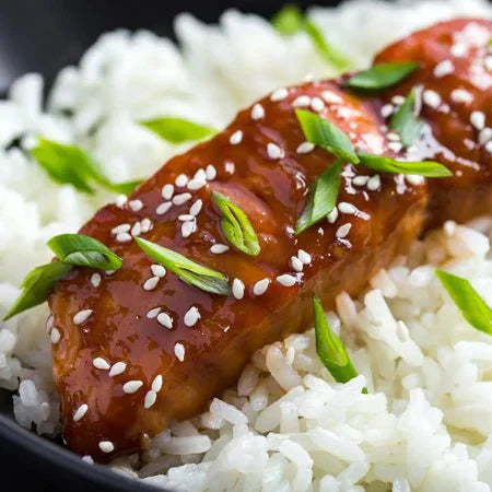 Teriyaki-glasiertes Lachsfilet - cusori.com