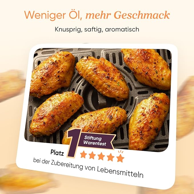 COSORI Dual Basket 8,5-Liter Heißluftfritteuse
