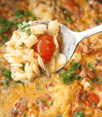 Hähnchenblech mit Risoni