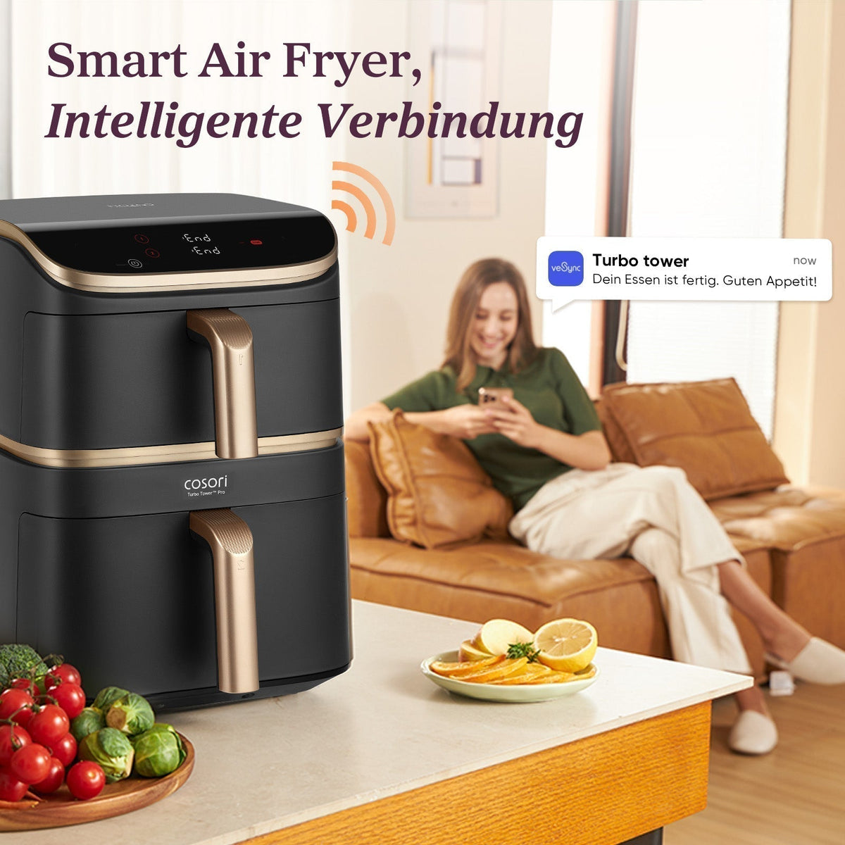 COSORI enthüllt die Turbo Tower™ Serie: Ein platzsparender AirFryer mit 3 Ebenen - cusori.com