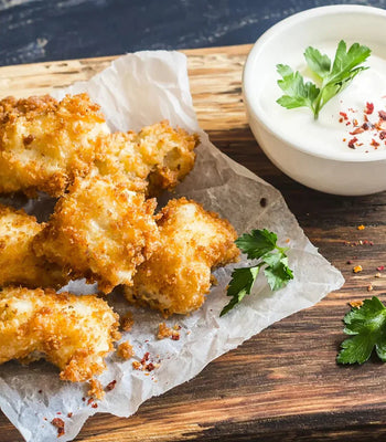 Knusprige 'Gebratene' Fischnuggets - cusori.com