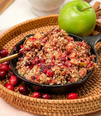 Preiselbeer-Apfel-Crumble - cusori.com