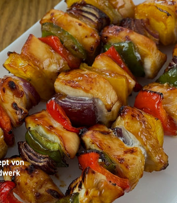 Schnelle Hähnchen Teriyaki Spieße - cusori.com