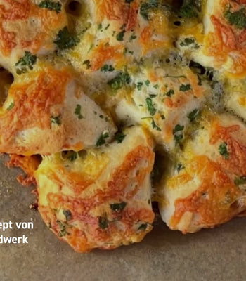 Schnelles Käse Knoblauch Zupfbrot - cusori.com