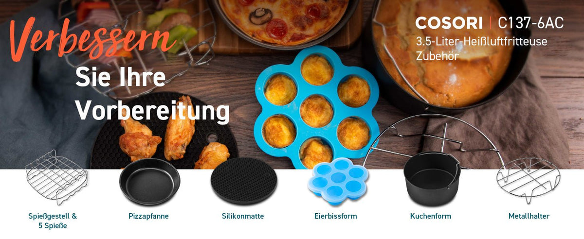 Heißluftfritteuse Zubehör - cusori.com