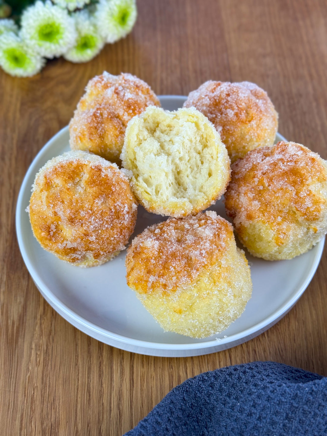 Saftige und fluffige Quarkbällchen