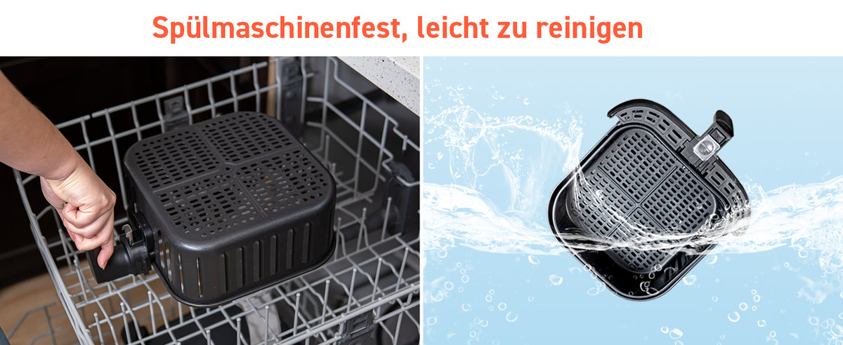 Spülmaschinenfest, leicht zu reinigen