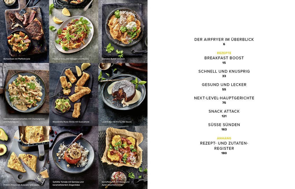 Rezeptbeispiel aus dem Airfryer-Blitzrezepte Kochbuch von Christian Henze