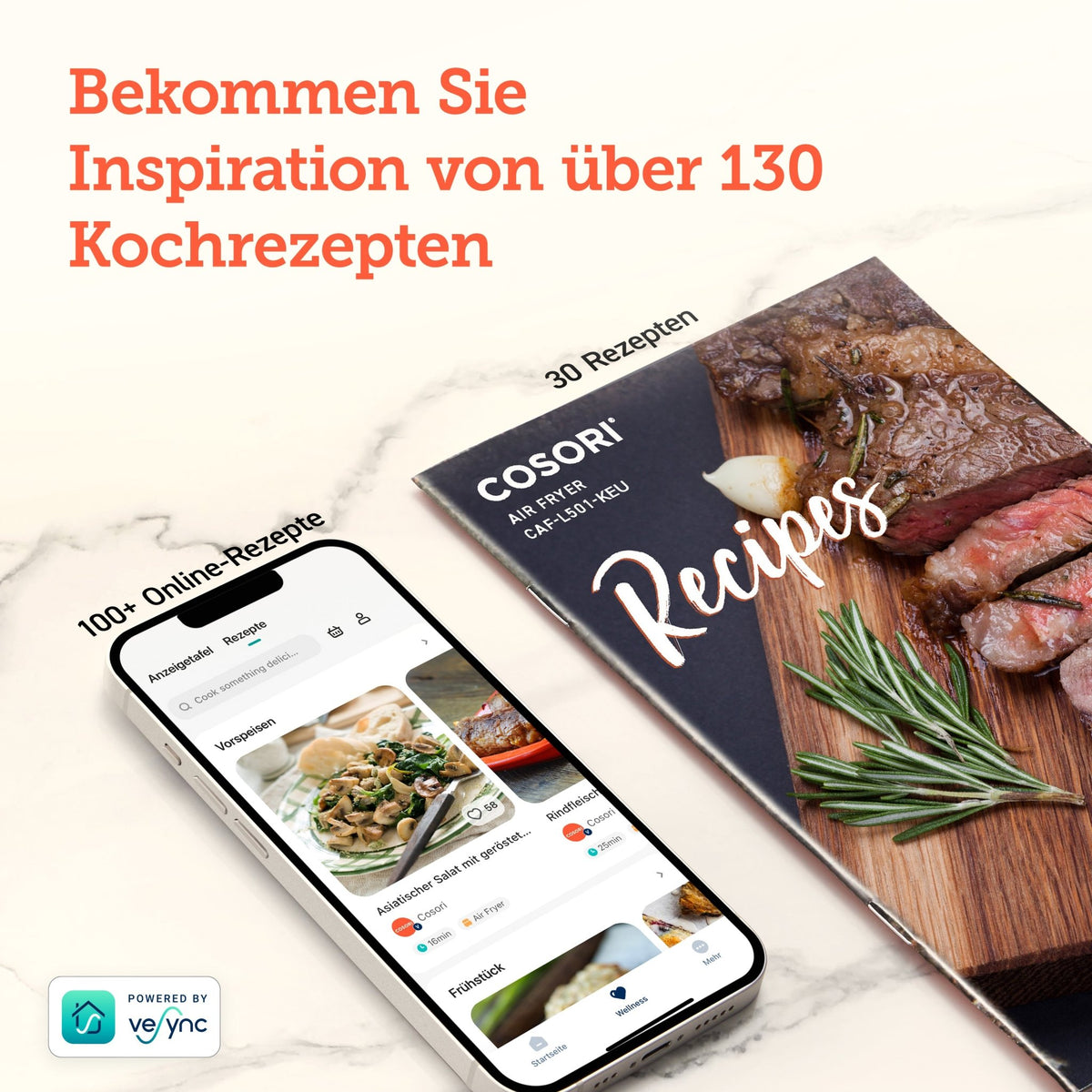 Rezeptideen und Kochinspirationen für die COSORI Heißluftfritteuse