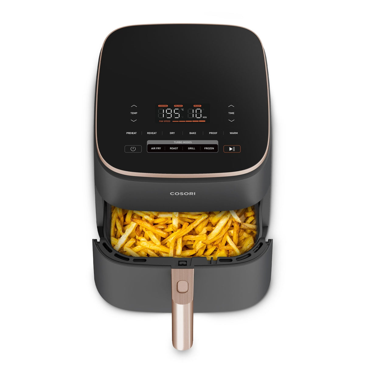 Zubereitung von Pommes frites mit der COSORI TurboBlaze™ Heißluftfritteuse